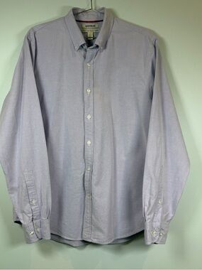Goodthreads Men’s Button-Down Shirt - Light Lavender/Lilac Large